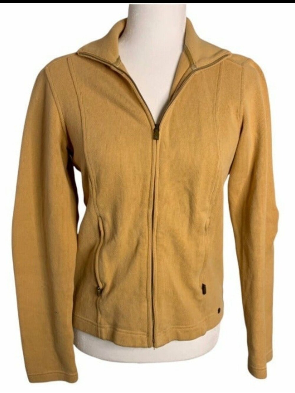 Tommy Bahama Women's Mustard/Gold Full-Zip  Coat/Jacket Sz Small